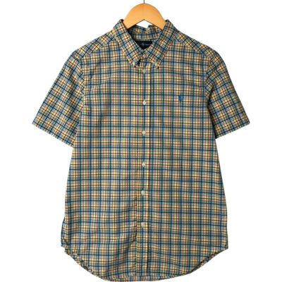 古着 ラルフローレン Ralph Lauren チェック柄 半袖 ボタンダウンシャツ レディースM相当 /eaa544886 【中古】 【250502】 【ADEL/アデル】 【NL2503】