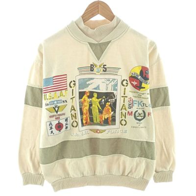 ビンテージ 90年代 ゲス guess トレーナー スウェット l 赤