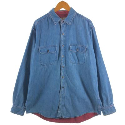 USA製 90s L.L.Bean エルエルビーン タータンチェック柄 長袖