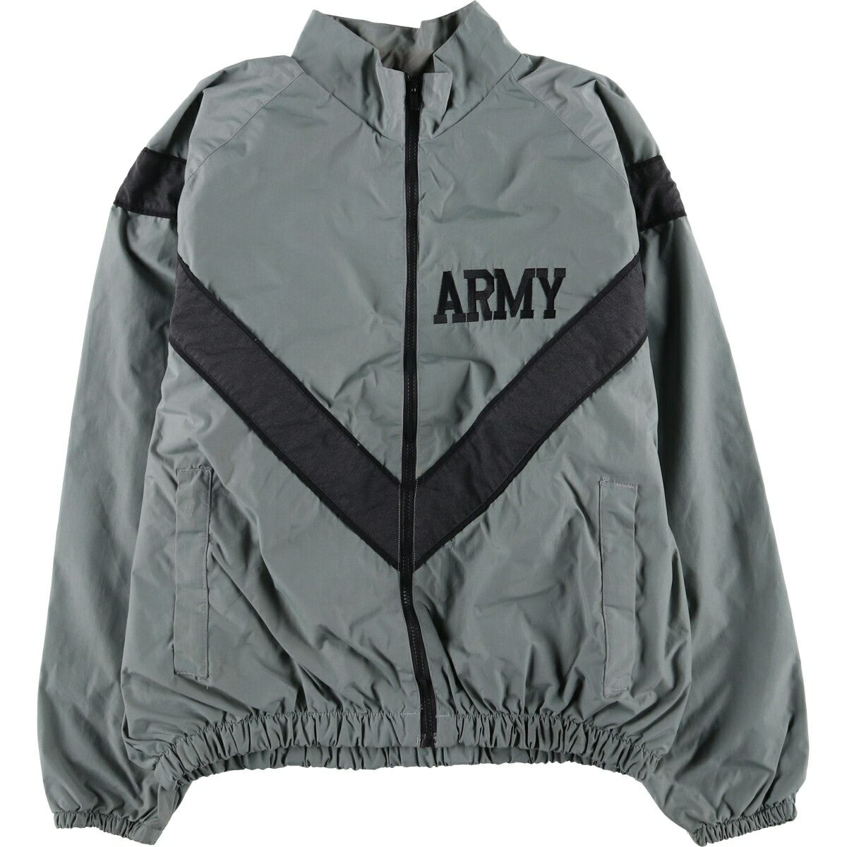 US.ARMY / ナイロンジャケット/L/ナイロン/GRY 古着 90年代 米軍実品 U.S.ARMY ナイロンジャケット USA製 MEDIUM