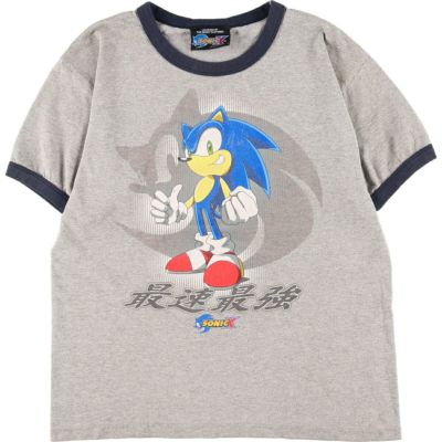 古着 SONIC ソニック キャラクタープリントTシャツ メンズM /eaa333713 