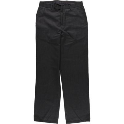 古着　ビスコースポリブラックワイドスラックスショーツ　ヨーロッパ古着　ビンテージ 80年代 80s リーバイス ブラック 黒 コーズ | ビンテージ古着屋