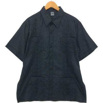 古着 MONTE CARLO 半袖 オープンカラー メキシカンシャツ