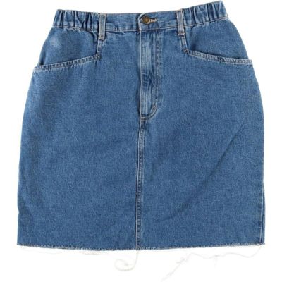 古着 リー Lee カットオフ ペイント デニムベスト レディースM