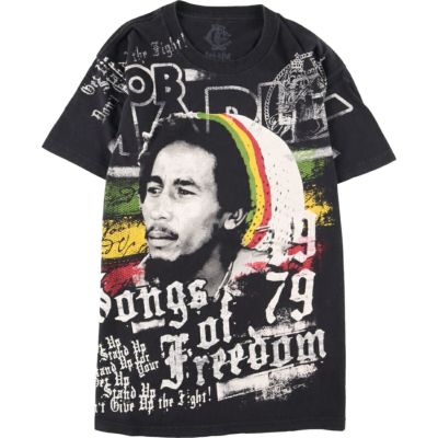 古着 ROOTS RASTA REGGAE BOB MARLEY ボブマーリー Vネック メッシュT