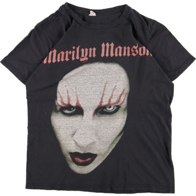 古着 Marilyn Manson マリリン マンソン バンドTシャツ バンT メンズM 