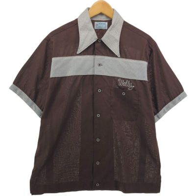 ビンテージ古着 ボーリングシャツ Hilton/ヒルトン 34