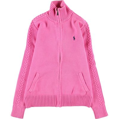 古着 ラルフローレン Ralph Lauren RALPH LAUREN SPORT コットンニットフルジップセーター レディースM相当 /eaa494220 【中古】 【241101】 【Elulu/エルル】 【SS2509_30】