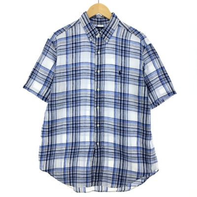 セール】クラシック フィット チェック リネン シャツ（シャツ