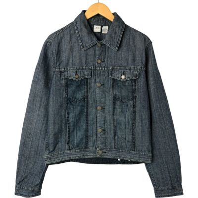 古着 ジョルジオアルマーニ Giorgio Armani ARMANI EXCHANGE ヘリンボーン デニムジャケット Gジャン メンズM相当 /eaa544597 【中古】 【250503】 【NL2503】