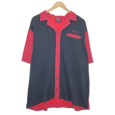 古着 ヒルトン HILTON バックプリント オープンカラー
