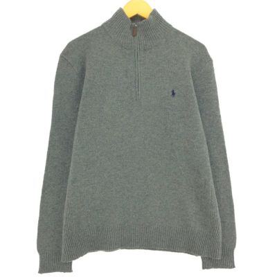 【状態◯】ポロ ラルフローレン ハーフジップ コットン ニット スウェット 古着 古着 ラルフローレン Ralph Lauren POLO by Ralph Lauren