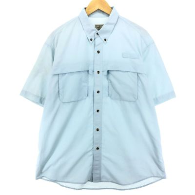 古着 00年代 エルエルビーン L.L.Bean ボタンダウン 半袖 フィッシングシャツ メンズL /eaa448843 【中古】 【240519】 【SS2409_30%】