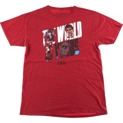古着 Scarface スカーフェイス 映画 ムービーTシャツ メンズM相当 /eaa546456 【中古】 【250504】