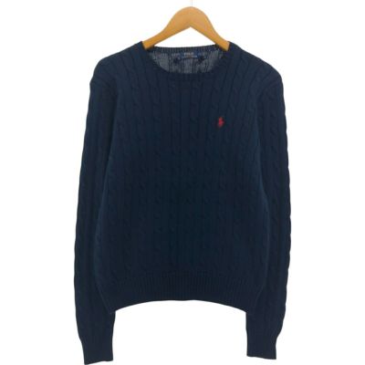 古着 ラルフローレン Ralph Lauren POLO RALPH LAUREN ケーブル編み コットンニットセーター レディースL相当 /eaa546683 【中古】 【250504】 【ADEL/アデル】