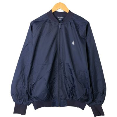 古着 90年代 ノーティカ NAUTICA バックロゴ ナイロンブルゾン メンズXL相当 /eaa543836 【中古】 【250504】 【NL2503】