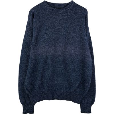 古着 80～90年代 エディーバウアー Eddie Bauer 黒タグ コットンニット