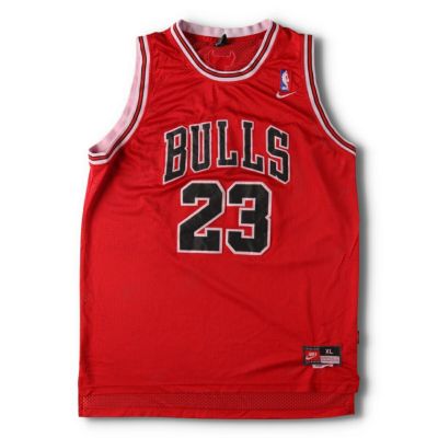 古着 90~00年代 ナイキ NIKE TEAM NBA CHICAGO BULLS シカゴ ブルズ JORDAN ジョーダン メッシュ ゲームシャツ  レプリカユニフォーム メンズXL ヴィンテージ /evb005944 【中古】 【240509】 【Y-V2405】【N2407】 | 古着 屋JAM（ジャム）