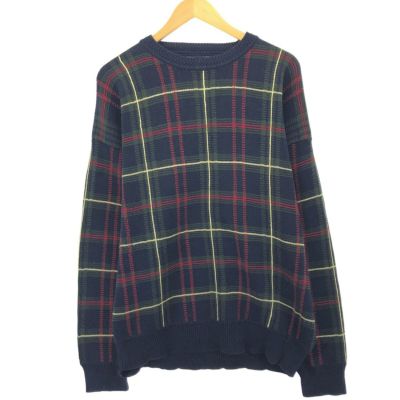 90s “agnes b” check pattern shirt made in France