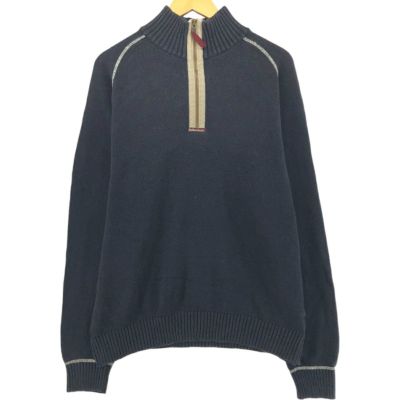 古着 Marboro Classics コットンニットハーフジップセーター メンズM相当 /eaa501707 【中古】 【250504】