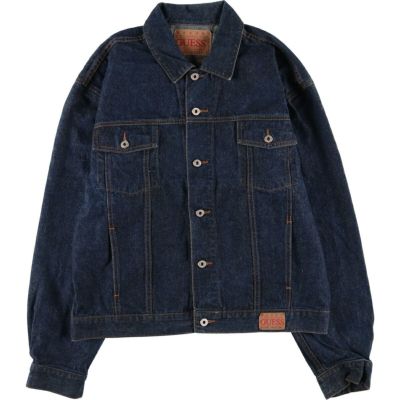 古着 90年代 ゲス Guess デニムジャケット Gジャン USA製 メンズXL相当 ヴィンテージ /eaa533335 【中古】 【250405】