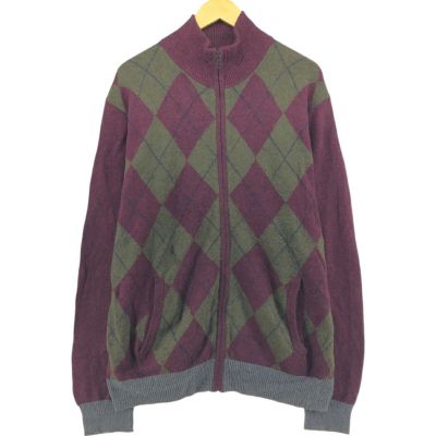 古着 ギャップ GAP アーガイル柄 ドライバーズニットセーター メンズXL相当 /eaa501712 【中古】 【250504】