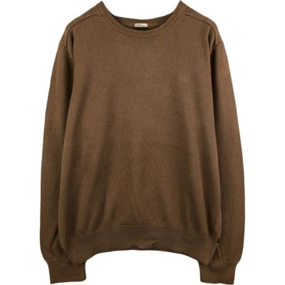 古着 バブアー Barbour コットンニットセーター メンズXL相当