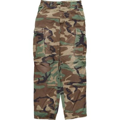 古着 60年代 米軍実品 ジャングルファティーグパンツ 4th 迷彩柄 ERDL