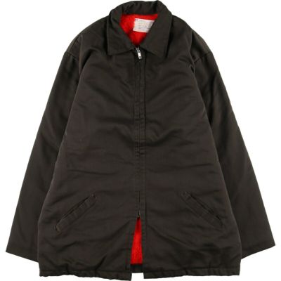 【70s】BIG MAC ワークジャケット　古着 古着 70s BIG MAC レッド フリース ライナー コットン ツイル