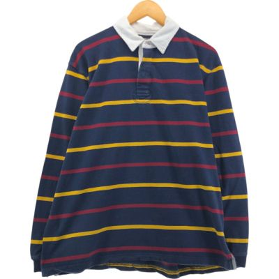 古着 70年代 ヴァンヒューゼン VAN HEUSEN ストライプ柄 長袖 ポリ