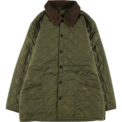 古着 バブアー Barbour 中綿入り キルティングベスト メンズL相当