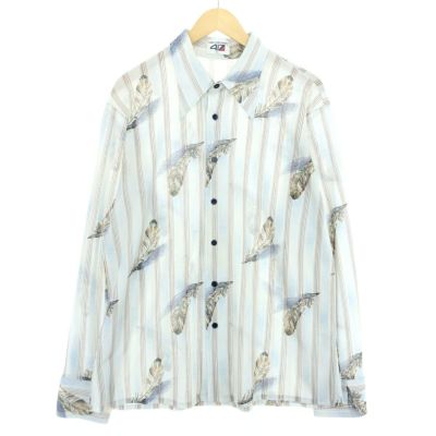 古着 70年代 VAN HEUSEN 417 総柄 長袖 ボックスシャツ メンズXL ヴィンテージ /eaa448858 【中古】 【240520】 ss2501_10