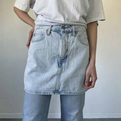 古着 リーバイス Levis HIGH MICRO MINI デニム 台形 ミニ