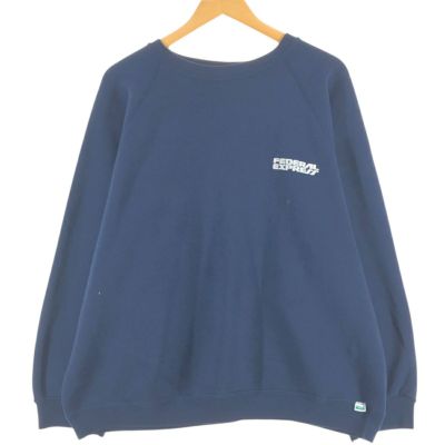 古着 90年代 DISCUS FEDERAL EXPRESS アドバタイジング スウェットシャツ トレーナー USA製 メンズXXL相当 /eaa539459 【中古】 【250505】