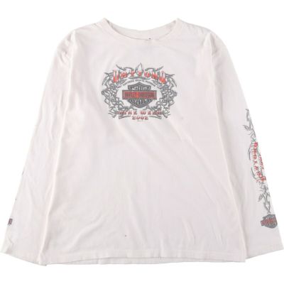古着 00年代 ハーレーダビッドソン Harley-Davidson トライバル ロングTシャツ ロンT メンズL相当 /eaa543312 【中古】 【250505】