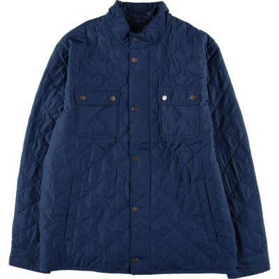 オールドギャップ　フライトジャケット 中綿 キルティング　ネイビー　メンズ　L 古着 00年代 ギャップ GAP 中綿入り キルティングジャケット パファー