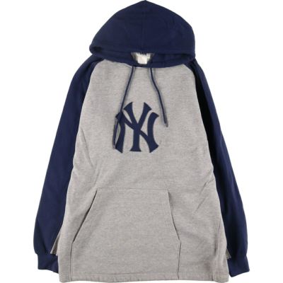 古着 リー Lee SPORT MLB NEW YORK YANKEES ニューヨークヤンキース スウェットプルオーバーパーカー メンズL相当  /eaa479448 【中古】 【241003】 ss2503_30