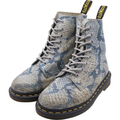 古着 ドクターマーチン Dr.Martens 蛇柄 パイソン柄 8ホールブーツ 4 レディース23.0cm相当 /saa011944 【中古】 【250505】 【Elulu/エルル】