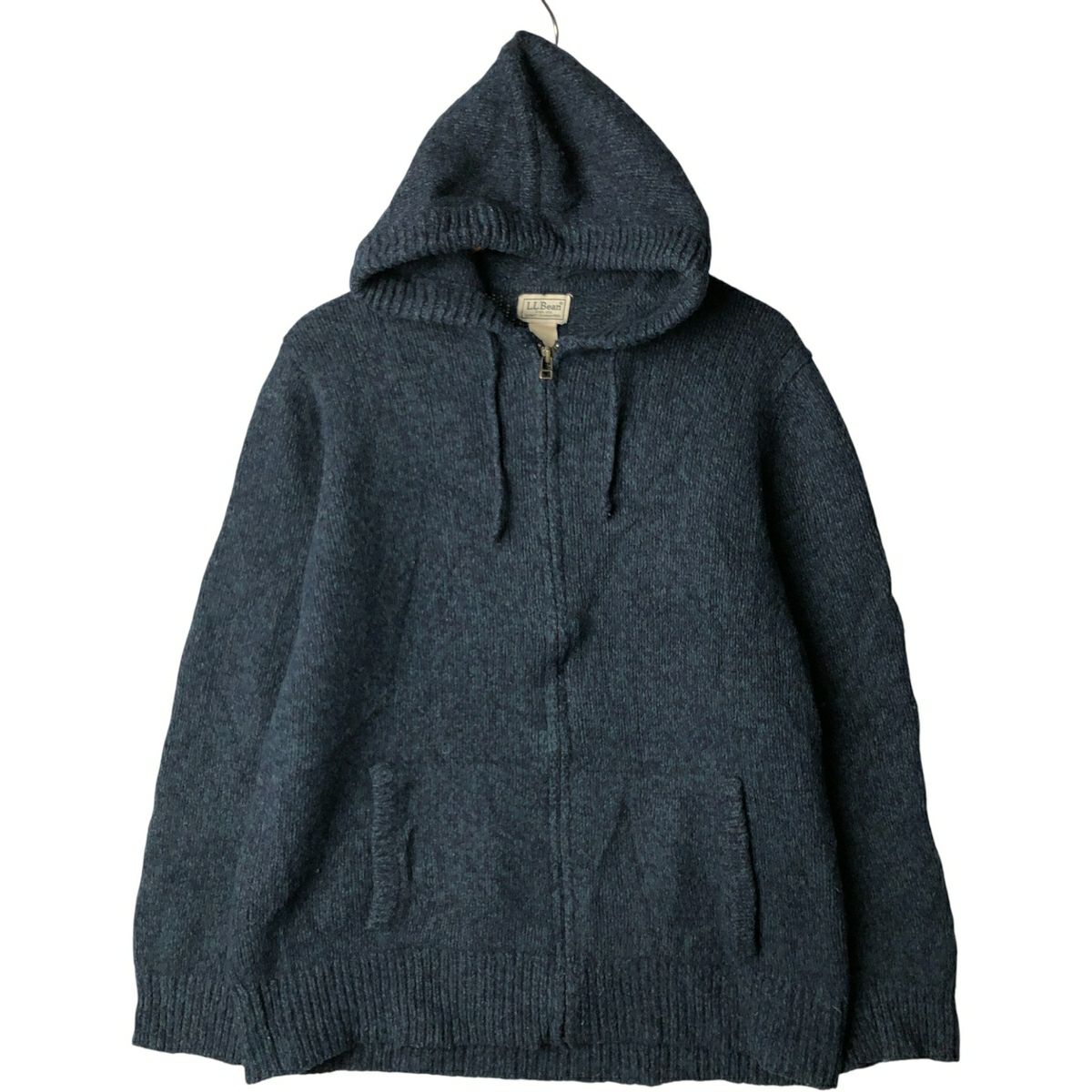 古着 90年代 エルエルビーン L.L.Bean ウールニットジップパーカー
