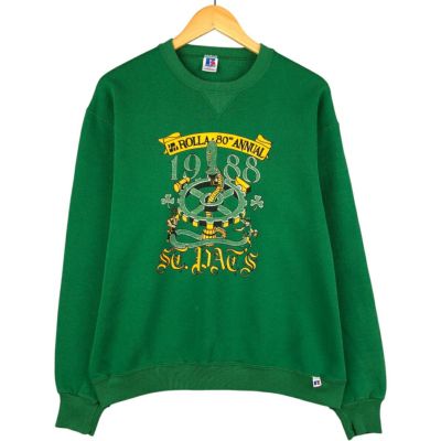 古着 90年代 ラッセル Russell PRO COTTON スウェットスタジャン バー