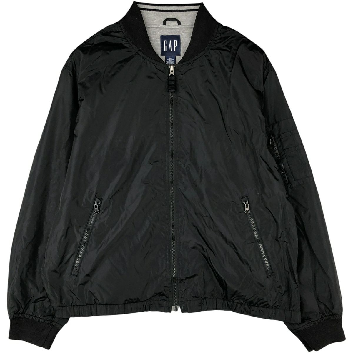 古着 00年代 ギャップ GAP トラッカータイプ レザージャケット メンズM  