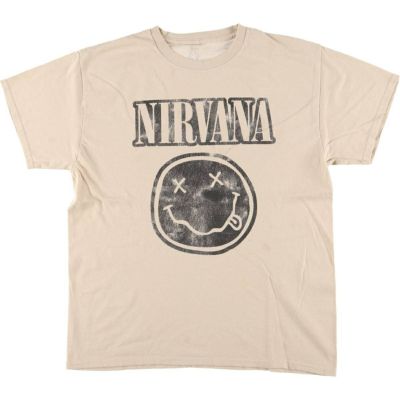 古着 NIRVANA ニルヴァーナ バンドTシャツ バンT メンズL相当 /eaa546394 【中古】 【250506】