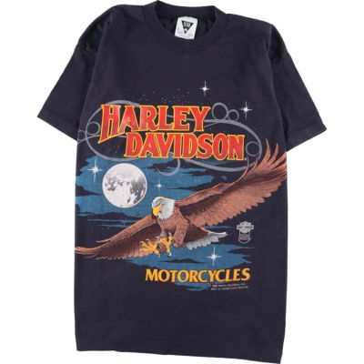 古着 80年代 ハーレーダビッドソン Harley-Davidson 3D EMBLEM 両面