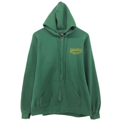 古着 リー Lee バックプリント スウェットフルジップパーカー