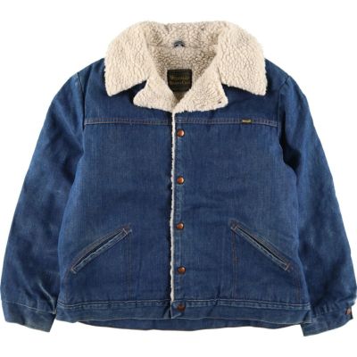 古着 90年代 ラングラー Wrangler WRANGE COAT ランチコート デニム