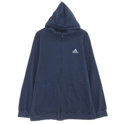 古着 アディダス adidas スウェットフルジップパーカー メンズXL相当 /eaa439041 【中古】 【241019】