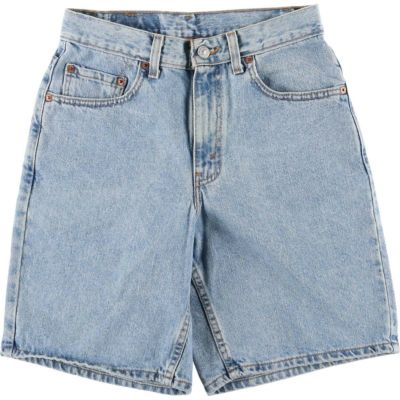 古着 90年代 リーバイス Levis 550 RELAXED FIT デニムショーツ ショートパンツ USA製 レディースL(w29)相当 ヴィンテージ /eaa546272 【中古】 【250508】 【Elulu/エルル】 【NL2503】