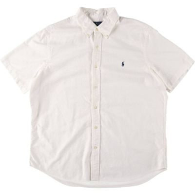 古着 ラルフローレン Ralph Lauren 半袖 ボタンダウンシャツ メンズXL相当 /eaa536438 【中古】 【250507】