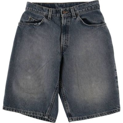 古着 90年代 リーバイス Levis 560 LOOS FIT STUDENT オレンジタブ デニム ハーフパンツ USA製 レディースL(w29)相当 ヴィンテージ /eaa542956 【中古】 【250508】 【ADEL/アデル】 【NL2503】