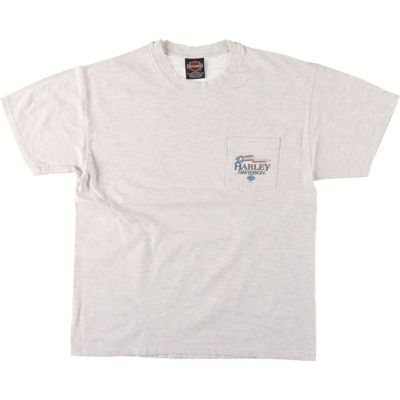 古着 90年代 ハーレーダビッドソン Harley-Davidson Hanes ヘインズ バックプリント モーターサイクル バイクTシャツ USA製 メンズL相当 ヴィンテージ /eaa546341 【中古】 【250507】